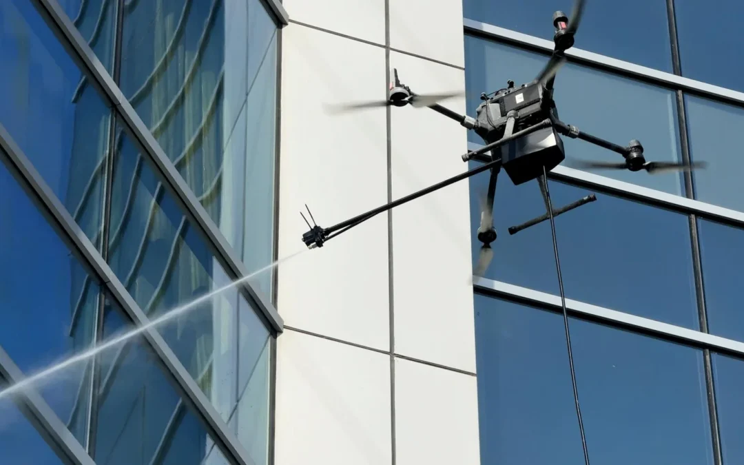 Drone Window Cleaning: How It Works & Best Commercial Applications